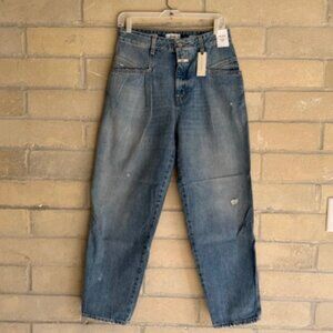 CLOSED Jeans Heritage  size 27  high rise ankle-length barrel jeans NWT